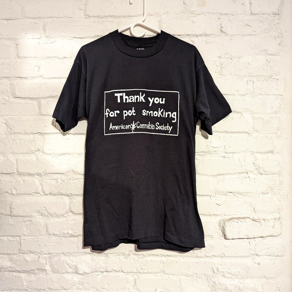 'Thank You for Pot Smoking' Vintage Tee